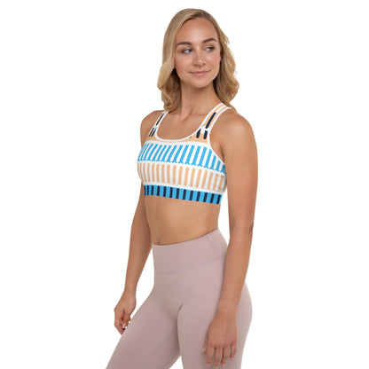 All-Over Print Padded Sports Bra