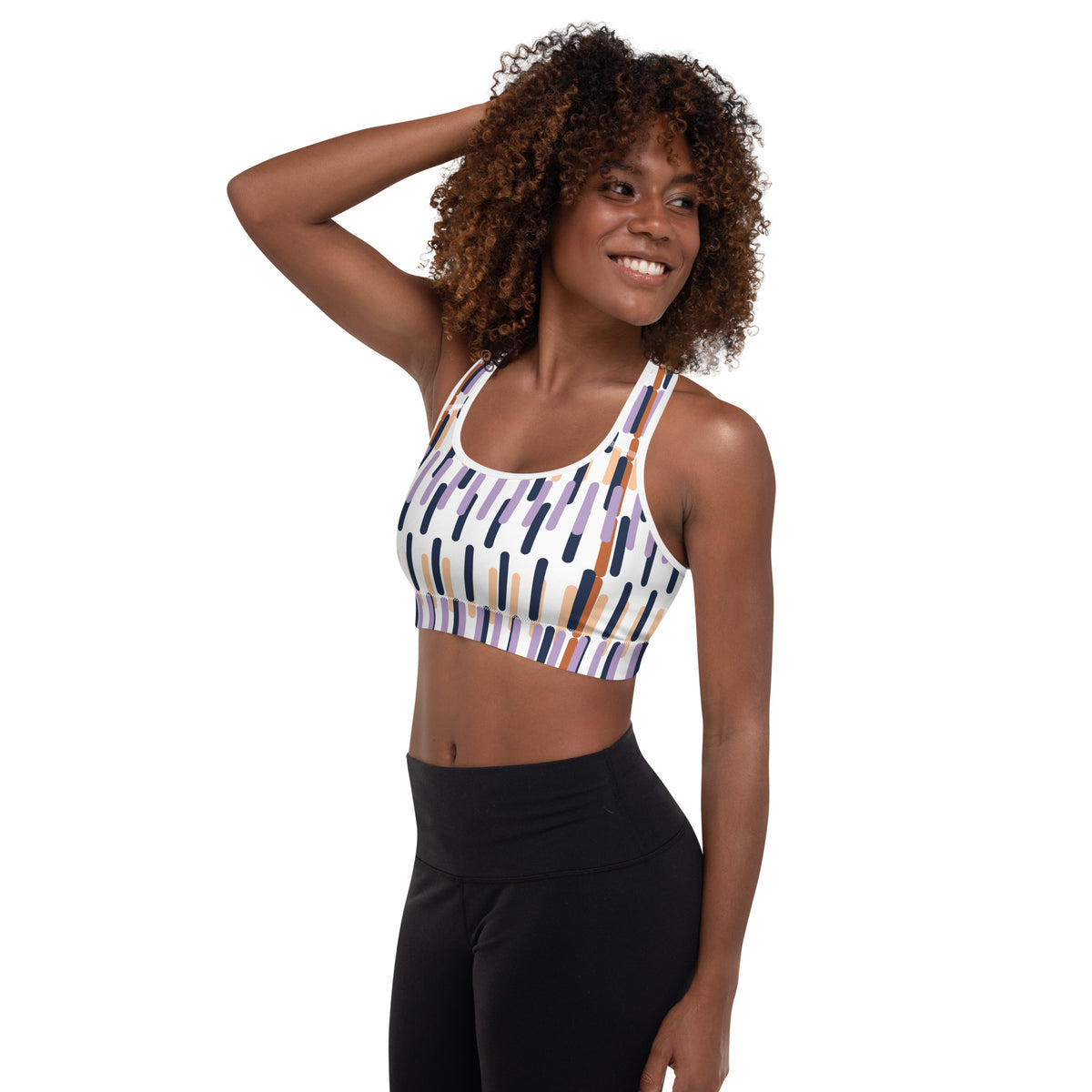 All-Over Print Padded Sports Bra