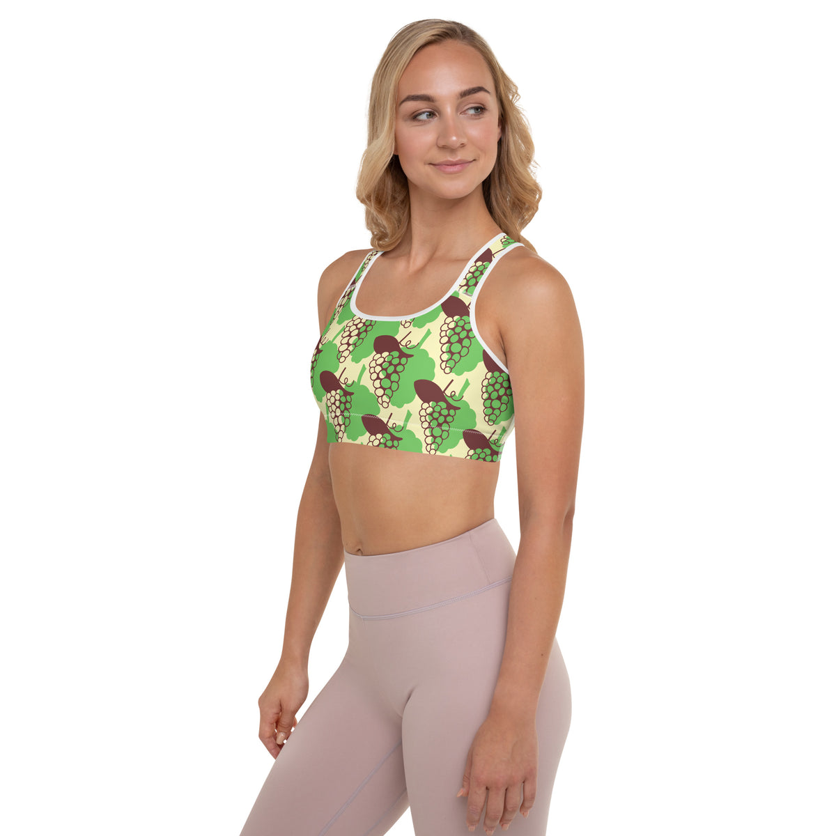 All-Over Print Padded Sports Bra