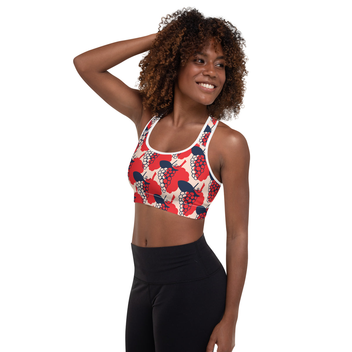 All-Over Print Padded Sports Bra