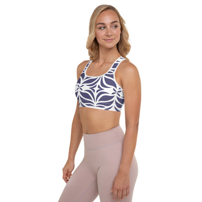 All-Over Print Padded Sports Bra