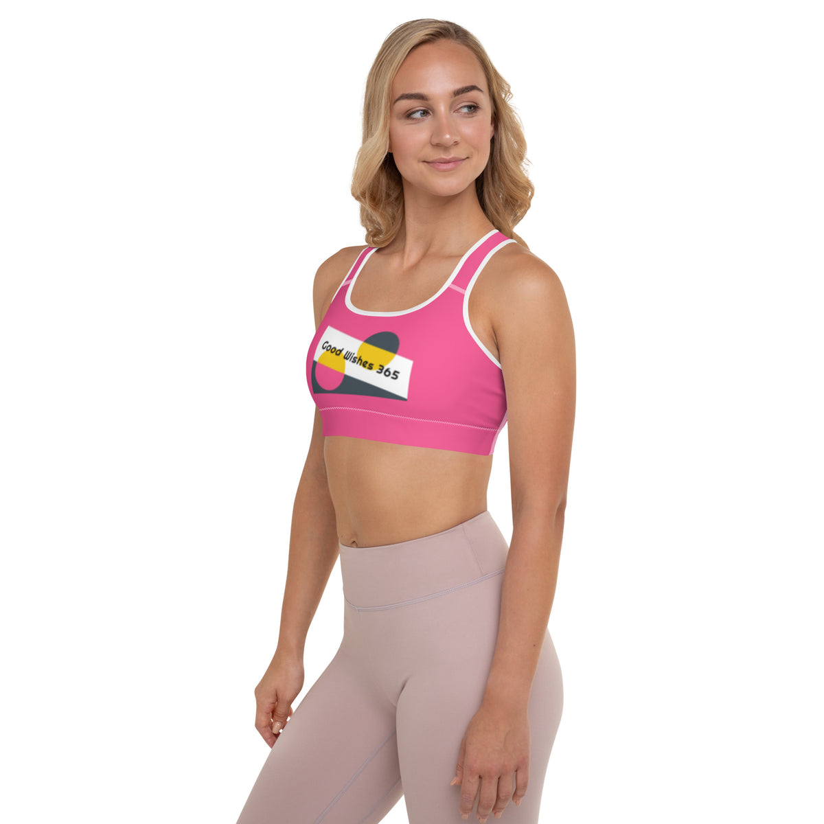 All-Over Print Padded Sports Bra
