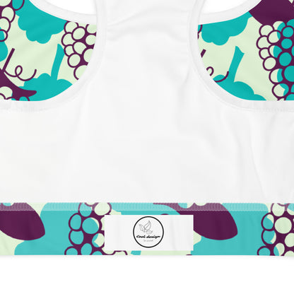 All-Over Print Padded Sports Bra