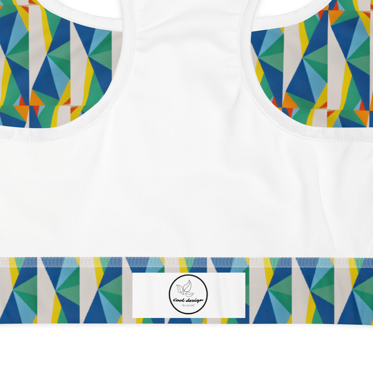 All-Over Print Padded Sports Bra