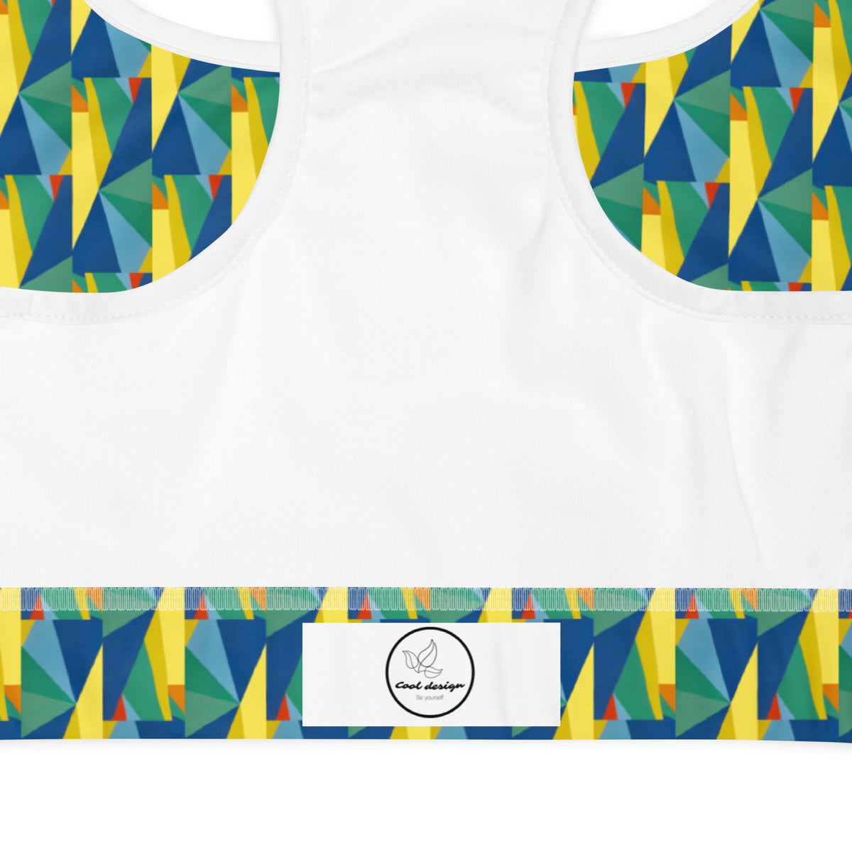 All-Over Print Padded Sports Bra