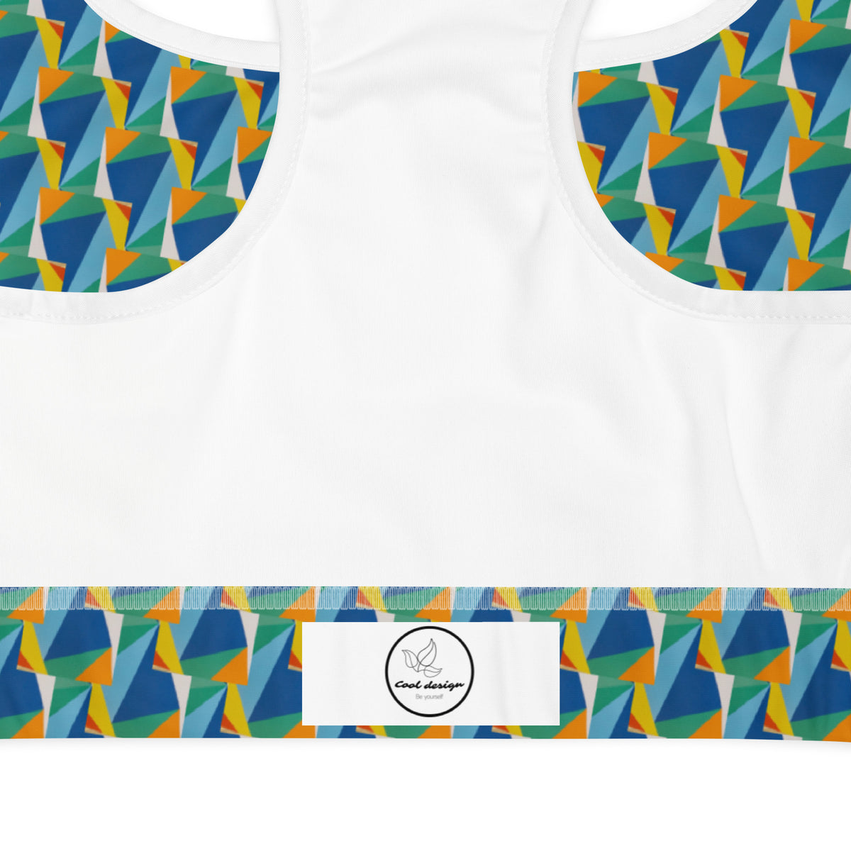 All-Over Print Padded Sports Bra