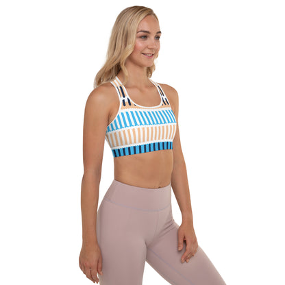 All-Over Print Padded Sports Bra