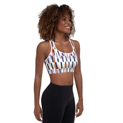 All-Over Print Padded Sports Bra