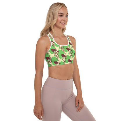 All-Over Print Padded Sports Bra