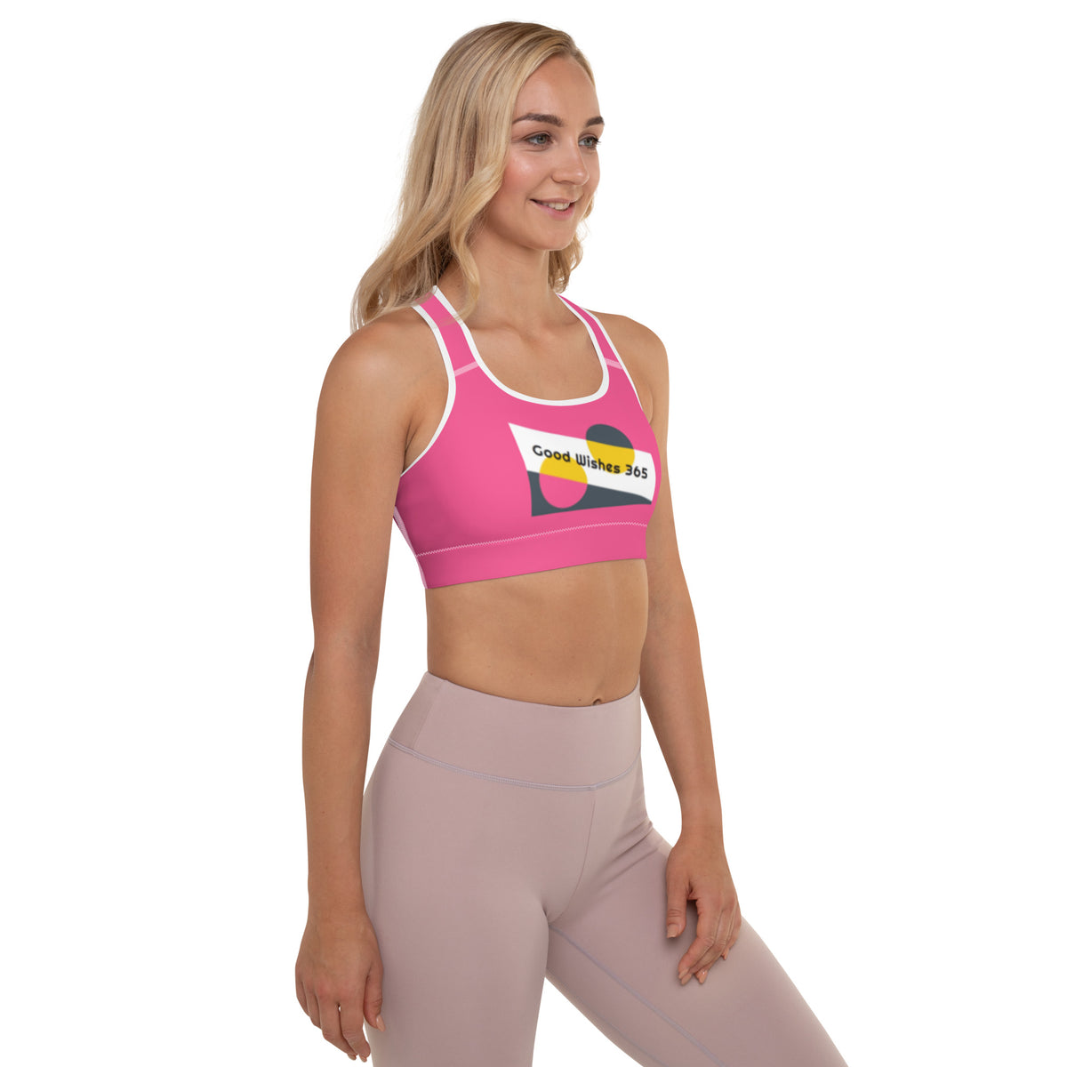 All-Over Print Padded Sports Bra