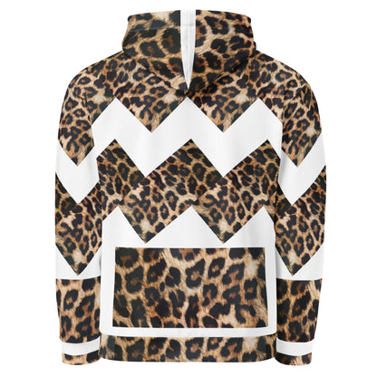 All-Over Print Unisex Hoodie Leopard for Woman