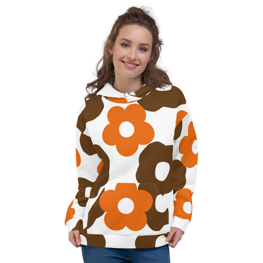 Women's All-Over Print Recycled Unisex Hoodie Maria's Flowers