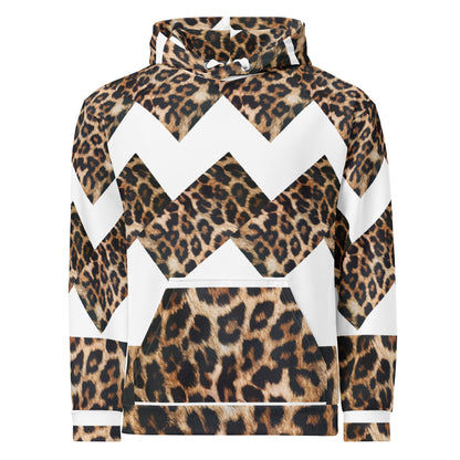 All-Over Print Unisex Hoodie Leopard for Woman