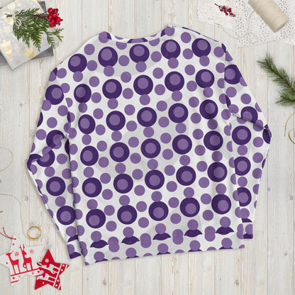 All-Over Print Recycled Unisex Sweatshirt Circles Ce Soir for Man