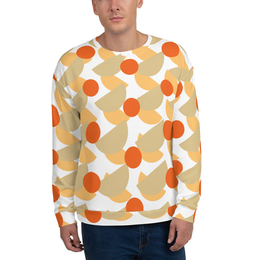 All-Over Print Recycled Unisex Sweatshirt Mushrooms New Orleans for Man
