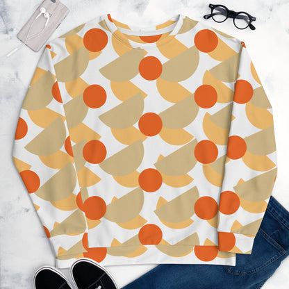 All-Over Print Recycled Unisex Sweatshirt Mushrooms New Orleans for Man