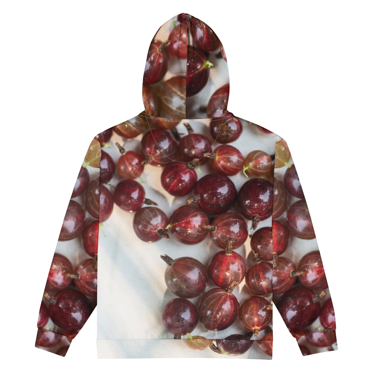 Women's All-Over Print Recycled Unisex Zip Hoodie Grapes