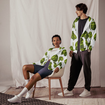 Women's All-Over Print Recycled Unisex Zip Hoodie Leaves
