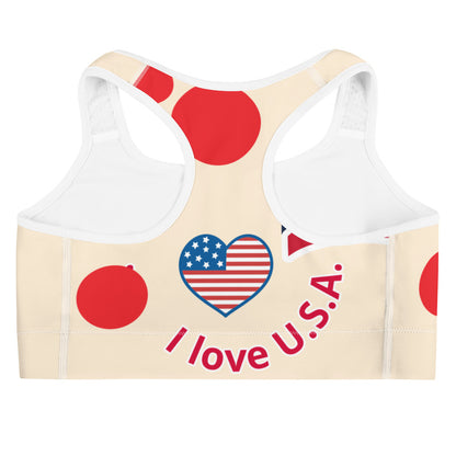All-Over Print Sports bra