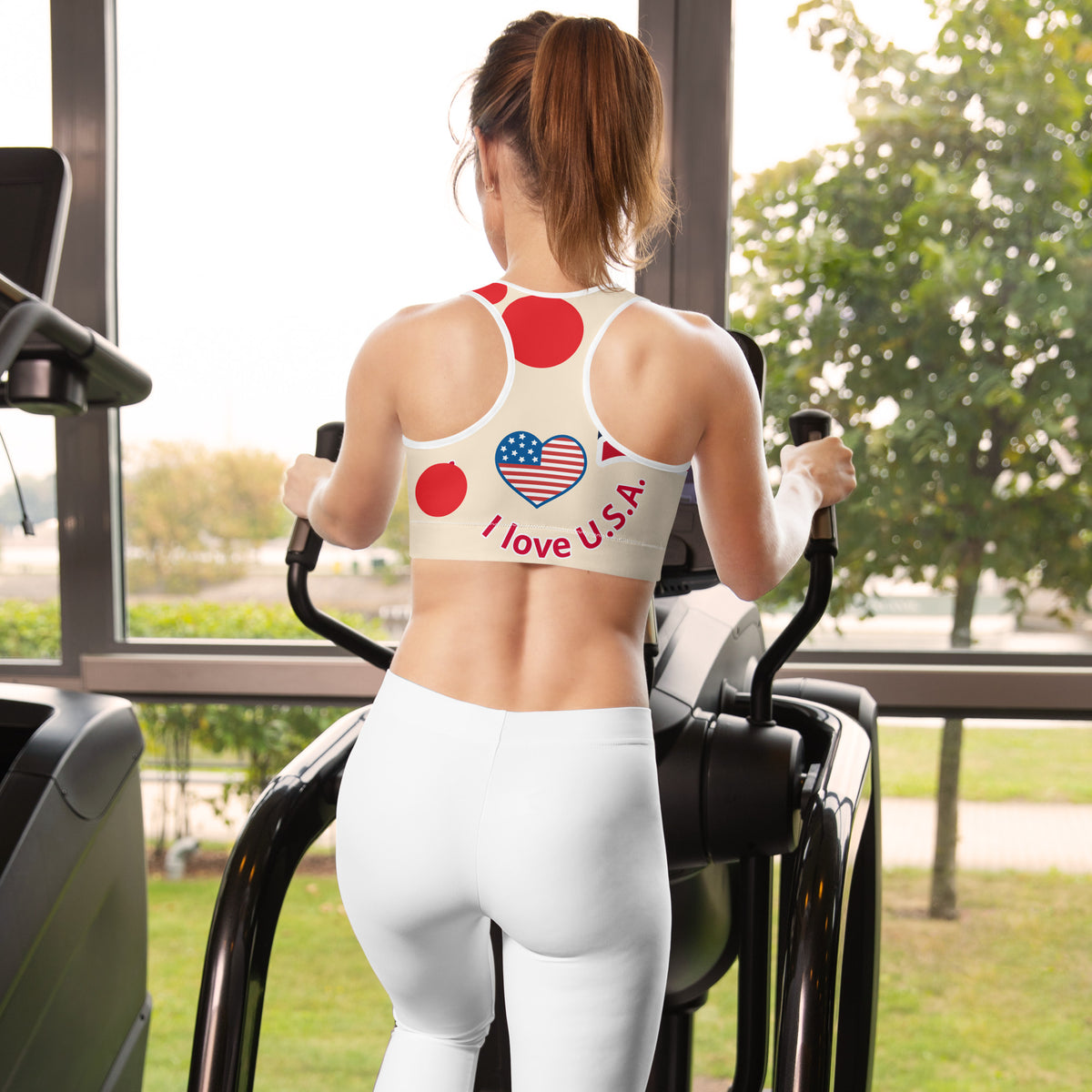 All-Over Print Sports bra