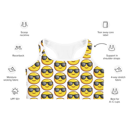 All-Over Print Sports bra
