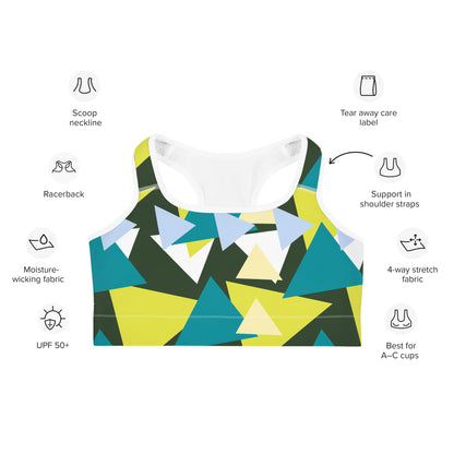 All-Over Print Sports bra