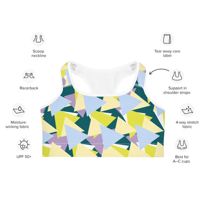 All-Over Print Sports bra