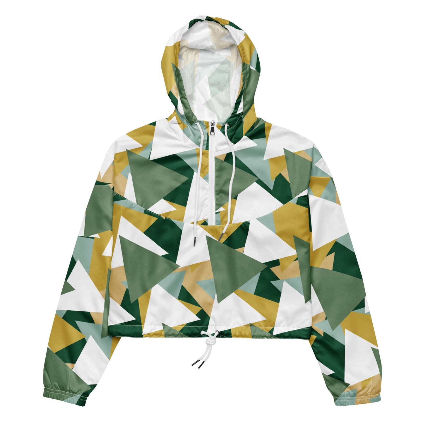 All-Over Print Women’s cropped windbreaker