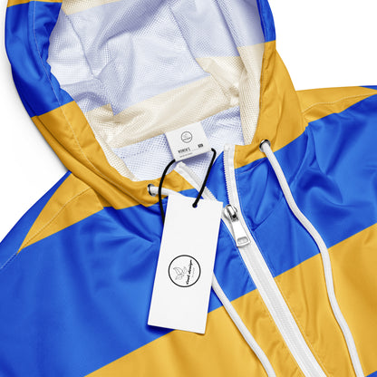Women’s Ukraine Flags Cropped Windbreaker | All-Over Print