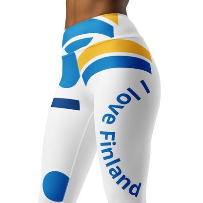 Yoga Leggings with Pocket I Love Finland Style 1
