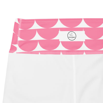 Yoga Leggings with Pocket Mushroom Tickle Me Pink