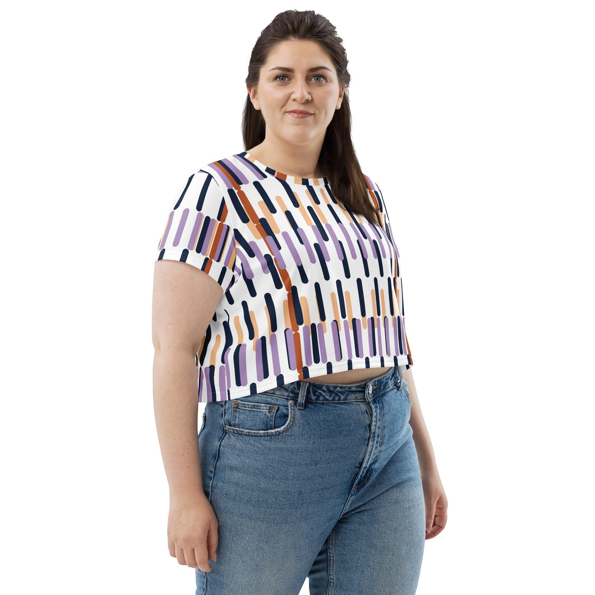 Geometric Crop Tee - Abstract Capsule | All-Over Print