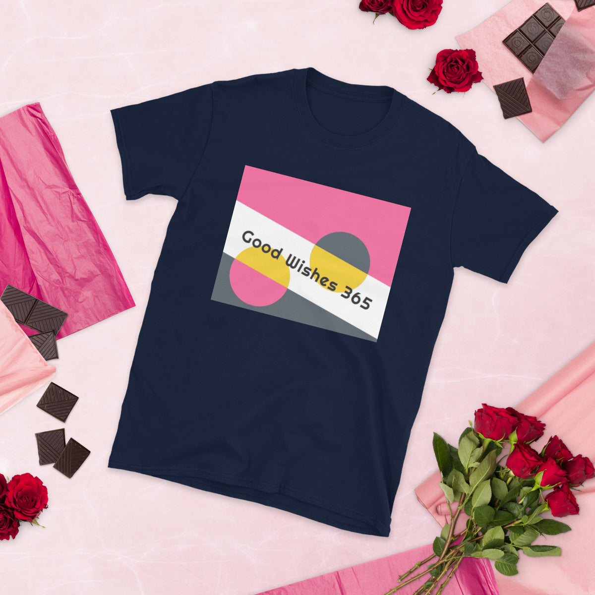 Unisex Basic Softstyle T-Shirt Good Wishes 365 Logo