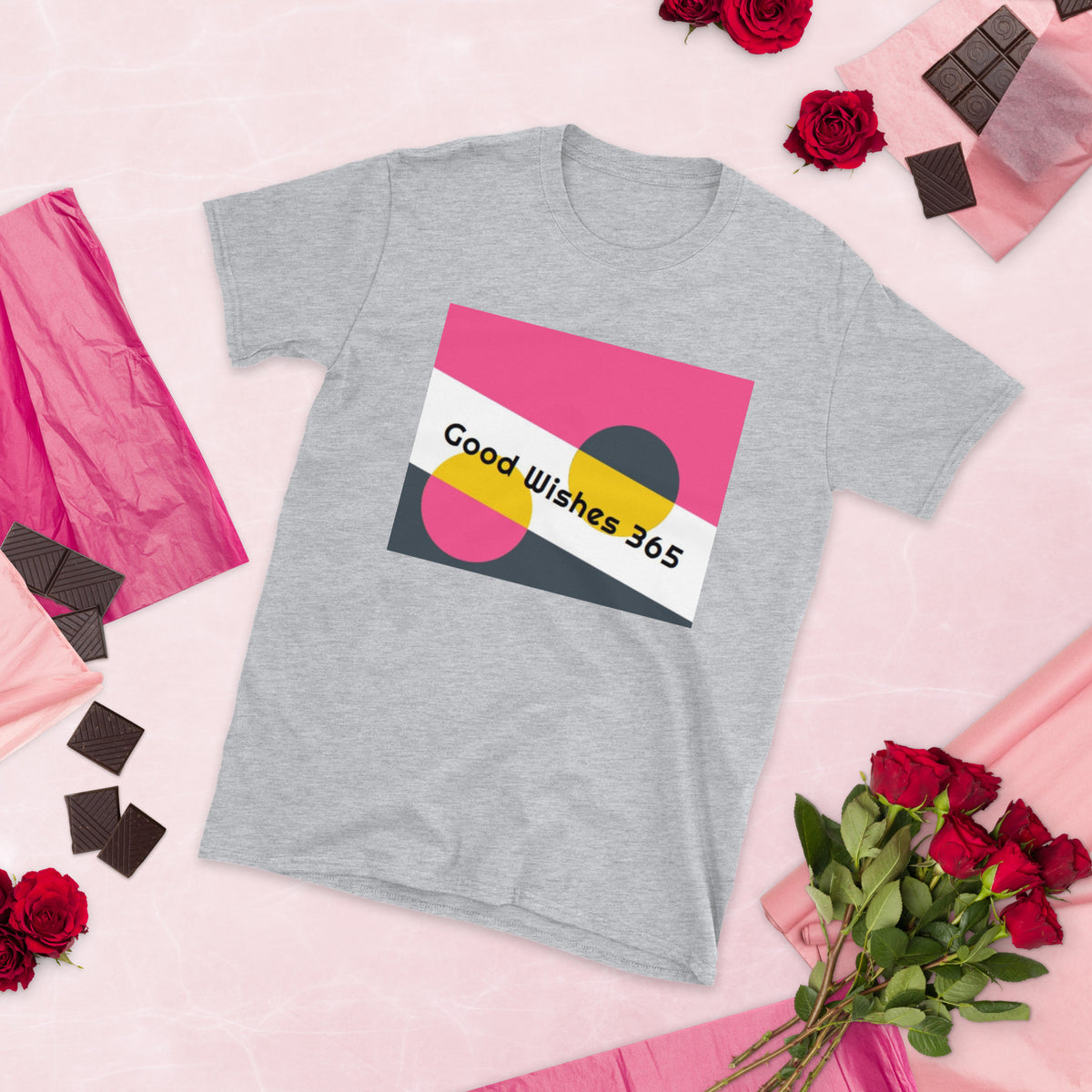 Unisex Basic Softstyle T-Shirt Good Wishes 365 Logo