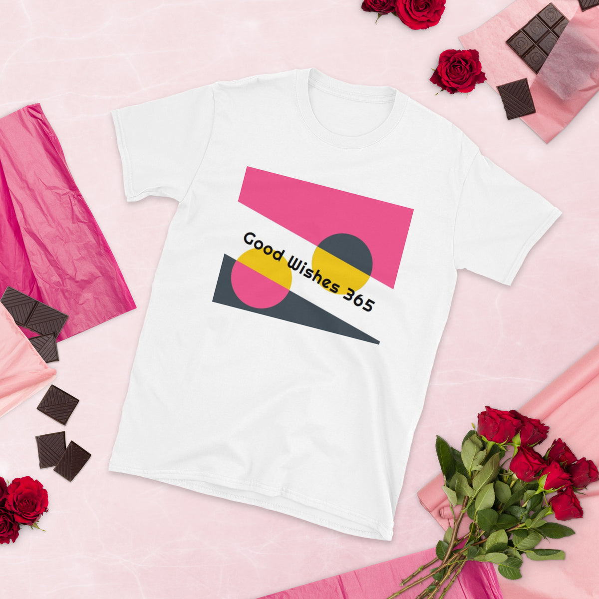 Unisex Basic Softstyle T-Shirt Good Wishes 365 Logo