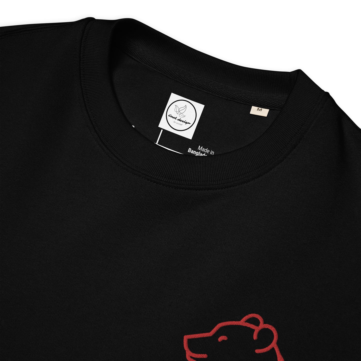 Unisex Eco Sweatshirt Embroidery Piggy for Man