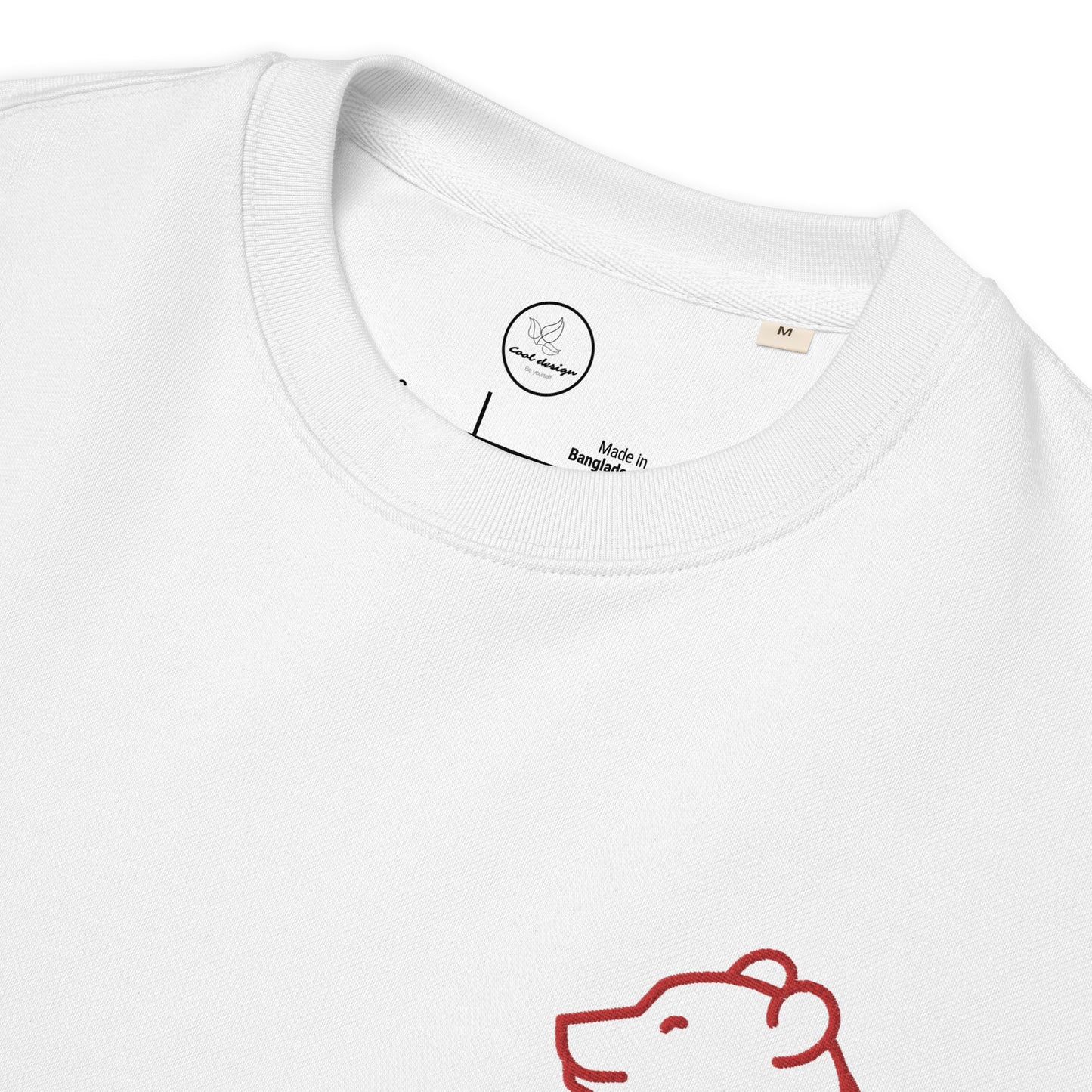 Unisex Eco Sweatshirt Embroidery Piggy for Man