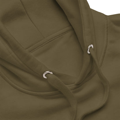 Men's Premium Unisex Hoodie Gold Squirrel Embroidery