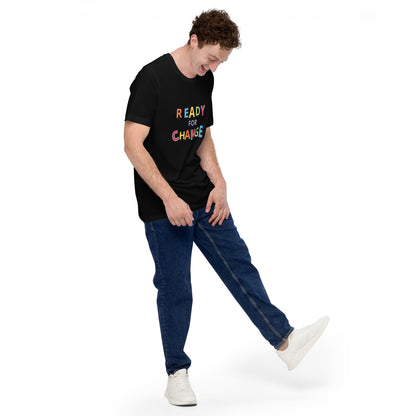 Unisex Short Sleeve Jersey T-Shirt Ready for Change