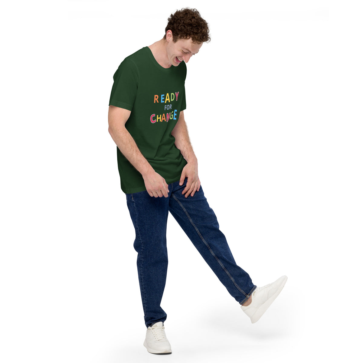 Unisex Short Sleeve Jersey T-Shirt Ready for Change