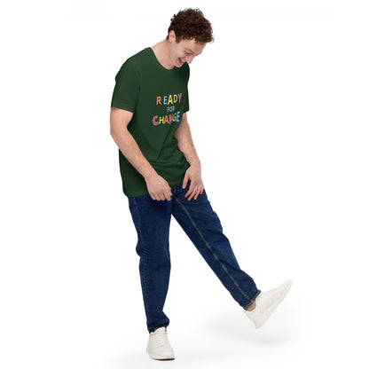 Unisex Short Sleeve Jersey T-Shirt Ready for Change