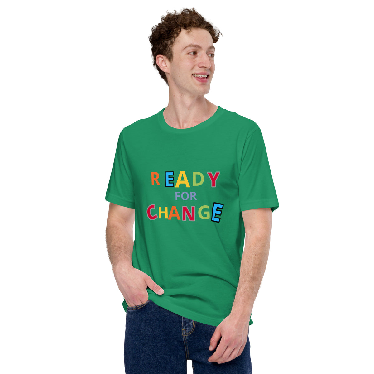 Unisex Short Sleeve Jersey T-Shirt Ready for Change