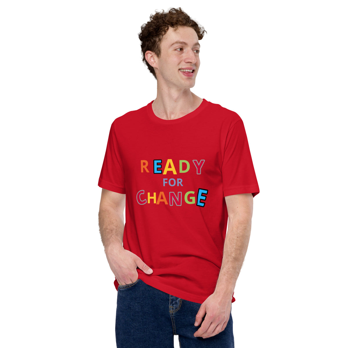 Unisex Short Sleeve Jersey T-Shirt Ready for Change