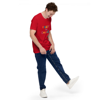 Unisex Short Sleeve Jersey T-Shirt Ready for Change