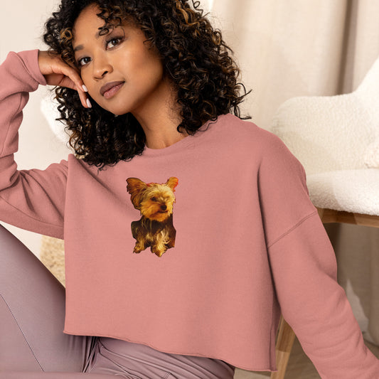 crop sweatshirts for women mauve